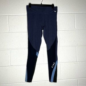 < Victoria's Secret PINK Blue Yoga Leggings >